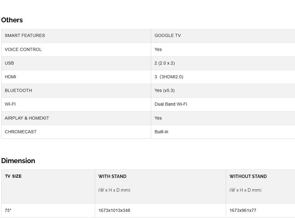 Toshiba 75" QLED Google Tv 75M550NP
