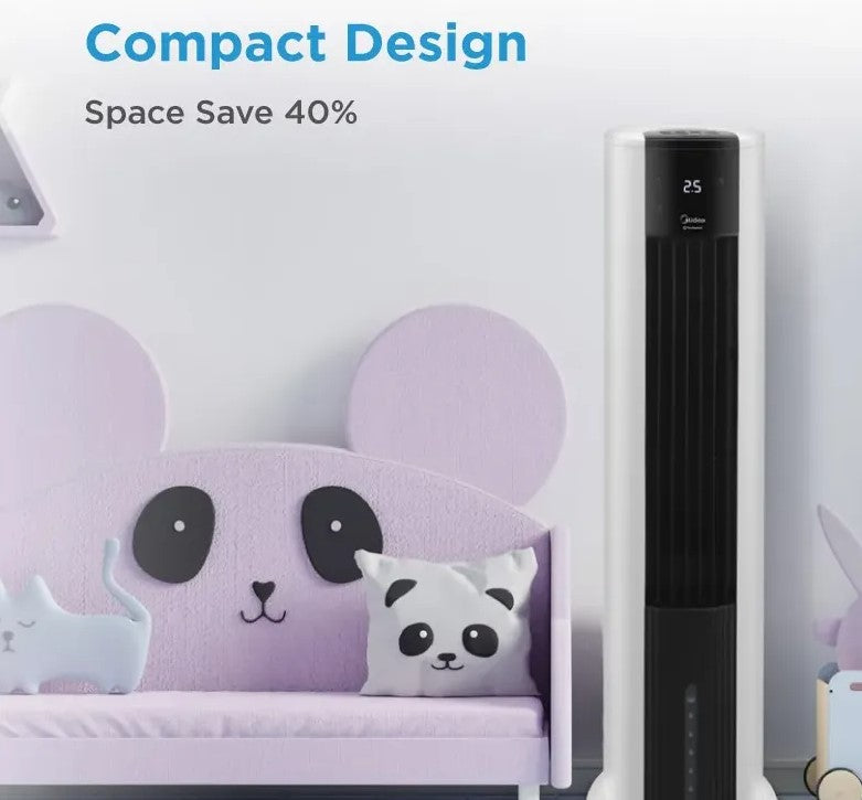 Midea 7.0L Slim Tower MAC-107AR AirCooler MAC107AR Air Cooler 65W