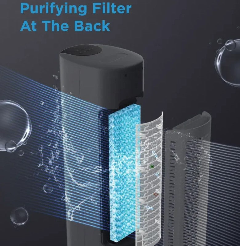 Midea 7.0L Slim Tower MAC-107AR AirCooler MAC107AR Air Cooler 65W