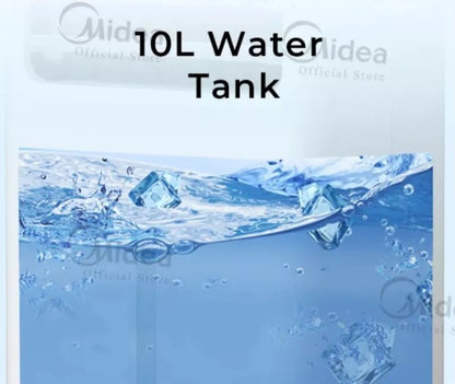 Midea 10L Air Cooler MAC-120AR with 3 speed MAC120AR 60W Eco Cooling (White)