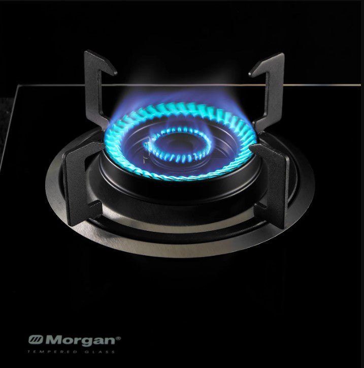 Morgan 2 Burner Built In Tempered Glass Hob MBH-SD2112 / MBHSD2112