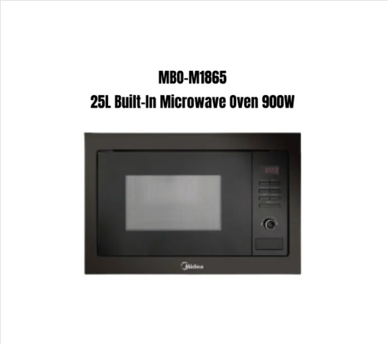 Midea Combo Offer MBO-M1865 65L Built In 60cm Oven + MBM-VE8925 25L Built-In Microwave Oven 900W / MBOM1865 / MBMVE8925