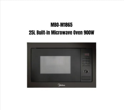 Midea Combo Offer MBO-M1865 65L Built In 60cm Oven + MBM-VE8925 25L Built-In Microwave Oven 900W / MBOM1865 / MBMVE8925