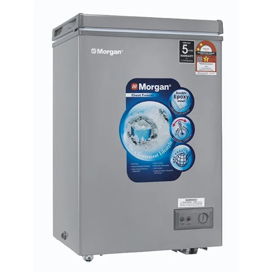 Morgan 80L MCF0958LS Chest Fridge/ Freezer MCF-0958LS (Grey)