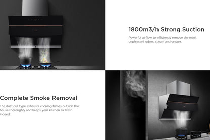 MIDEA Cooker Hood  MCH-90B68AT / MCH90B68AT (Duct out only)