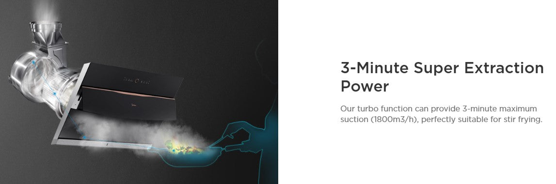 MIDEA Cooker Hood  MCH-90B68AT / MCH90B68AT (Duct out only)