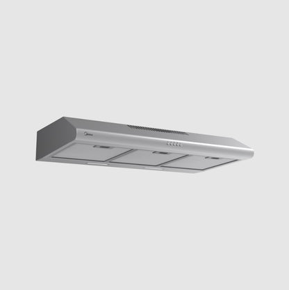 Midea Cooker Hood MCH-90F49SS With LED Light Charcoal Filter and Grease Filter MCH90F49SS
