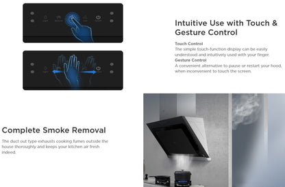 Midea Cooker Hood MCH-90J52 (Duct Out Only) MCH90J52