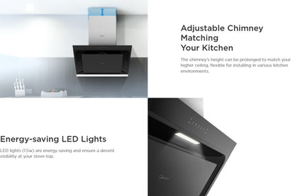Midea Cooker Hood MCH-90J52 (Duct Out Only) MCH90J52