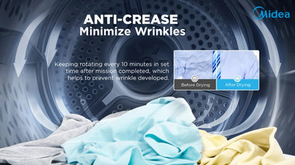 Midea 7KG Vented Dryer MD-100A70 Non-Inverter MD100A70 (Titanium Gray)