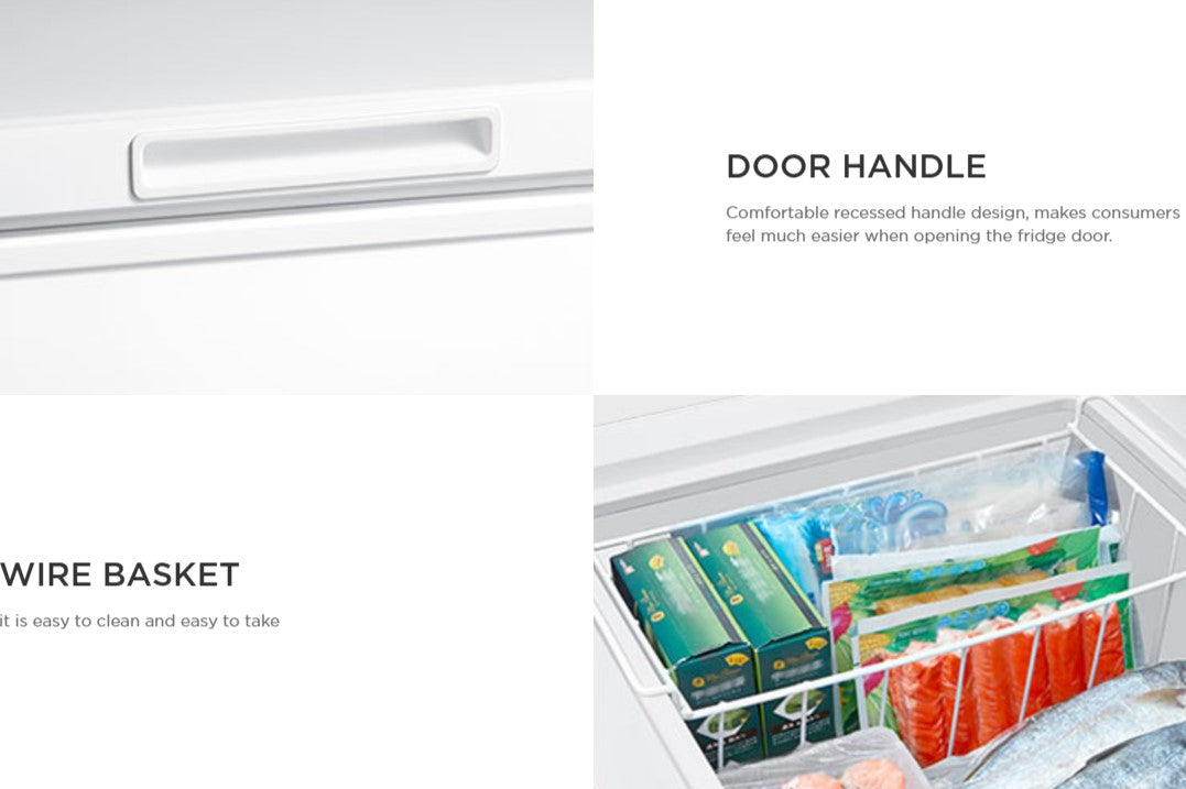 Midea 186L White Chest Freezer MD-RC207FZB01 / MDRC207FZB01