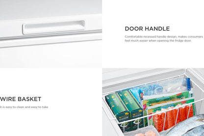 Midea 186L White Chest Freezer MD-RC207FZB01 / MDRC207FZB01