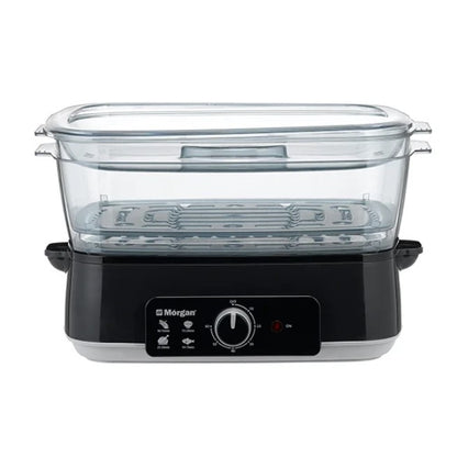 Morgan Steamer MFS-29 Black Food Steamer 28L MFS29BK