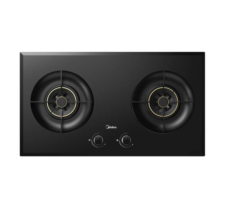 Midea 2 Burner MGH-9020GL Built-in Gas Hob MGH9020GL Tempered Glass (5.2kW) Dapur Gas
