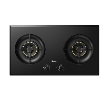 Midea 2 Burner MGH-9020GL Built-in Gas Hob MGH9020GL Tempered Glass (5.2kW) Dapur Gas