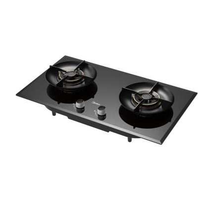 Midea 2 Burner MGH-9020GL Built-in Gas Hob MGH9020GL Tempered Glass (5.2kW) Dapur Gas