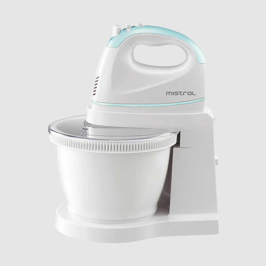 Mistral MHM502 Hand Mixer with Rotary Bowl Mint MHM502MT