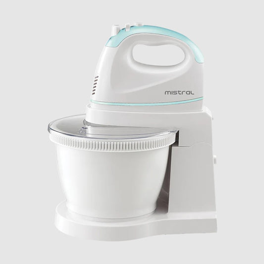 Mistral MHM502 Hand Mixer with Rotary Bowl Mint MHM502MT