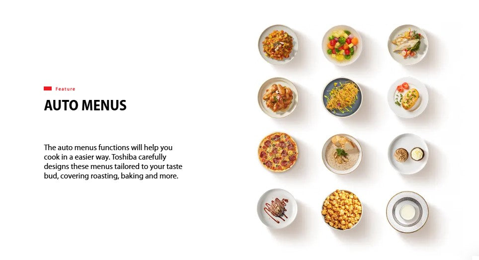 Toshiba 20L Pure Steam Oven 1650W MS3-STQ20SE(BK) / MS3STQ20SEBK