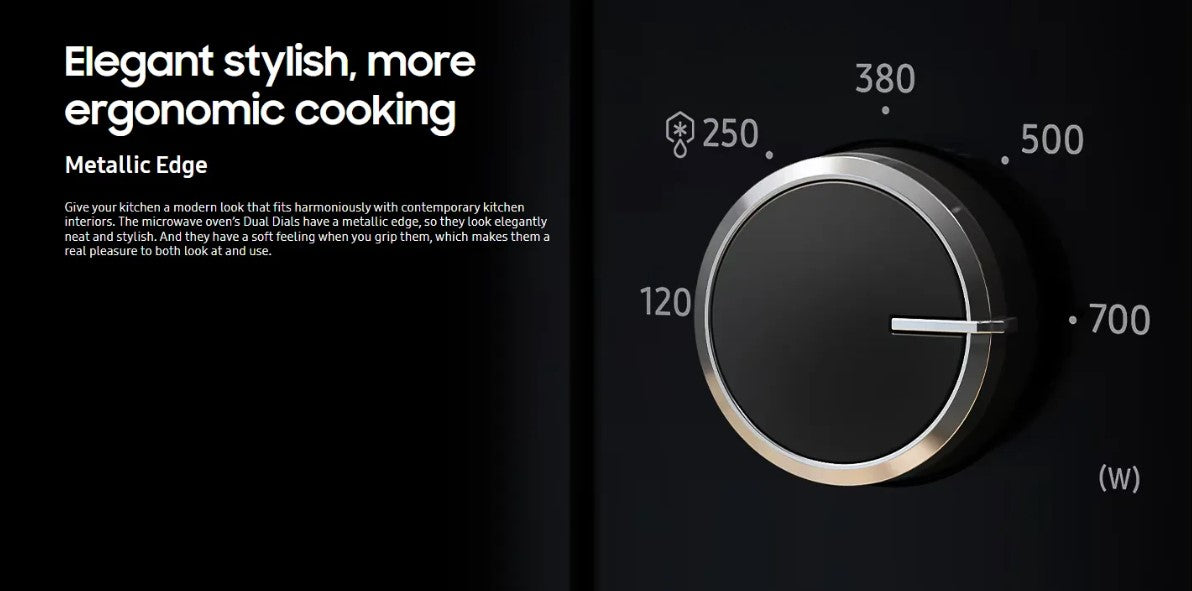 Samsung 20L Microwave Oven MS20A3010AL/SM / MS20A3010ALSM Glass Door