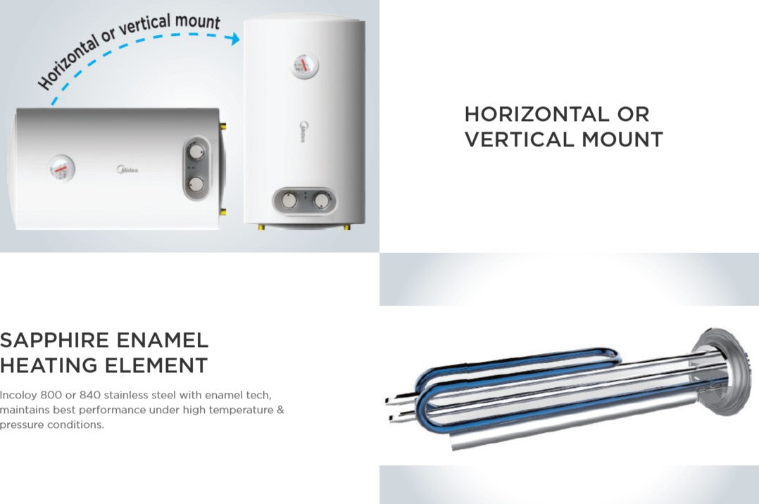 Midea 30L Storage Water Heater MSH-30VH / MSH30VH