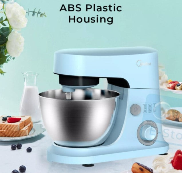 Midea 4L Stand Mixer 600W MSM-400BL / MSM400BL with 6 Speed (Blue)