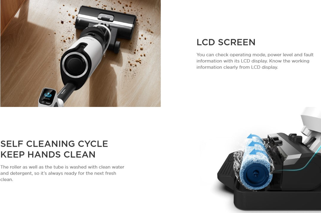 Midea MVC-X8 Wet & Dry Cordless Vacuum Cleaner With Self-Cleaning Function MVCX8