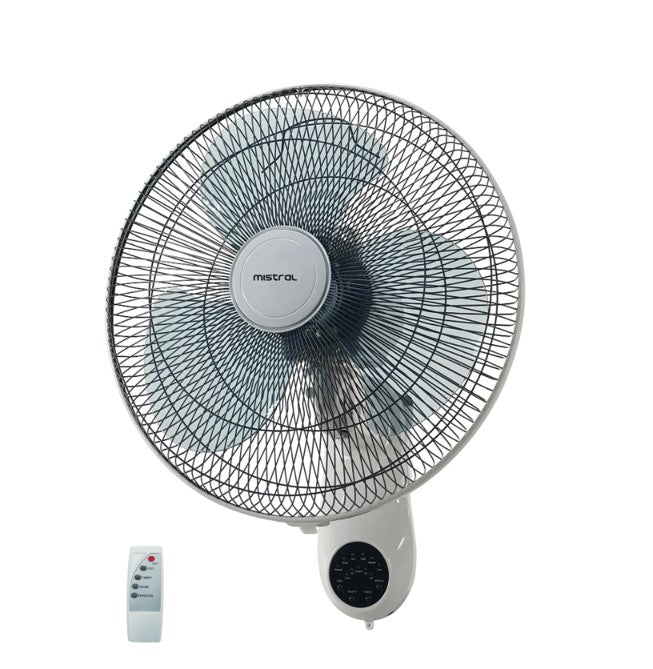Mistral 16'' Wall Fan MWF1631R with Remote Control (White)