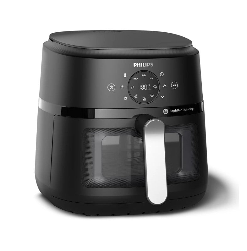 Philips 6.2L Airfryer NA231/09 with See-through Window NA231 (Black Silver)