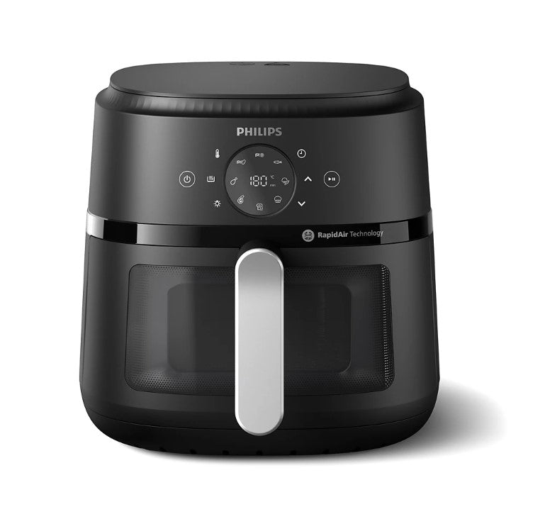 Philips 6.2L Airfryer NA231/09 with See-through Window NA231 (Black Silver)