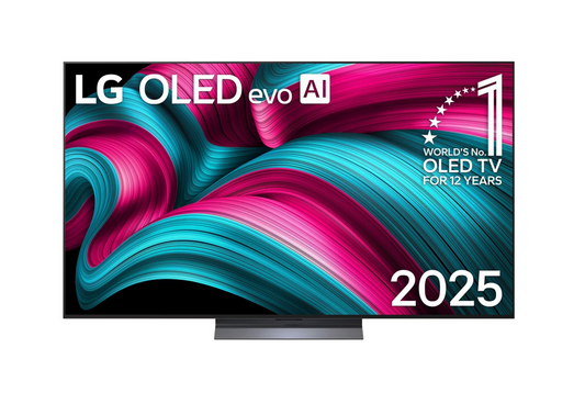 LG OLED65C5PSA 65 inch LG OLED evo AI TV C5 144Hz Gaming Mode* Dolby Vision & HDR10 4K UHD (2025)
