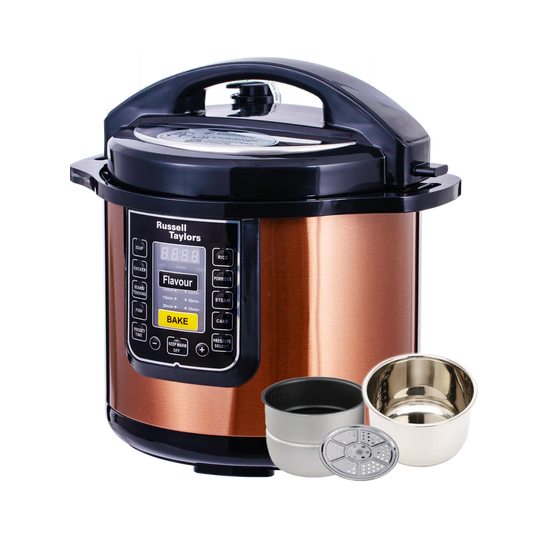 Russell Taylors Pressure Cooker 8L PC-80 2 Pots/PC80(2 POTS)