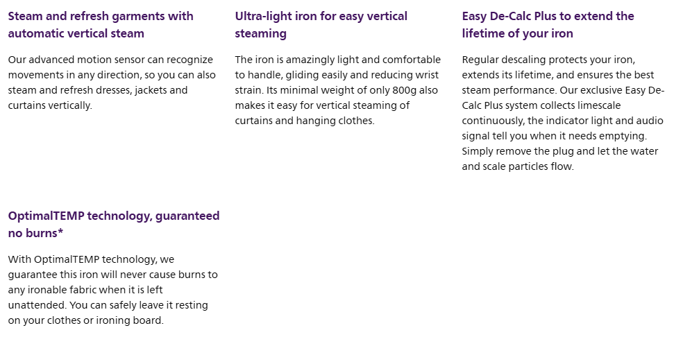 Philips 1.8L PerfectCare 8000 Series PSG8030 Steam Generator PSG8030/20 Seterika Wap