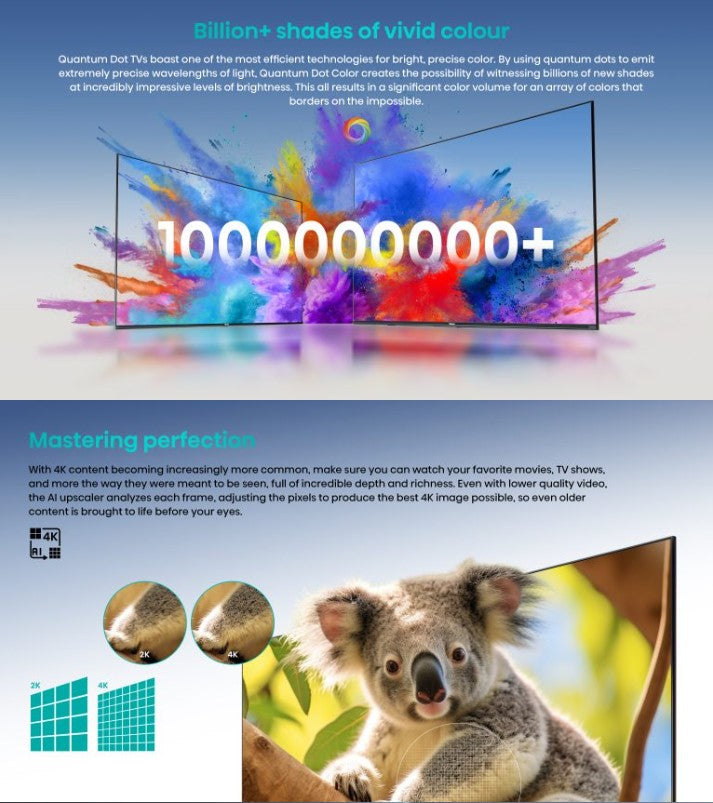 Hisense QLED TV Q6N 55" 55Q6N