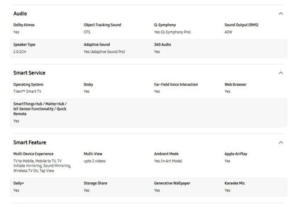 Samsung 65" The Frame Pro 4K QA65LS03FWKXXM Vision AI Smart TV LS03F (2025) Television