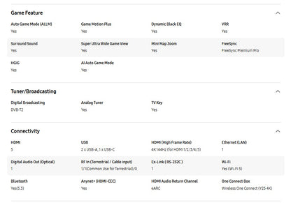 Samsung 65" The Frame Pro 4K QA65LS03FWKXXM Vision AI Smart TV LS03F (2025) Television