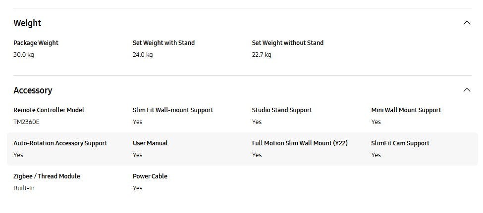 Samsung 65" QA65QN85FAKXXM Neo QLED 4K QN85F Vision AI Smart TV (2025) Television