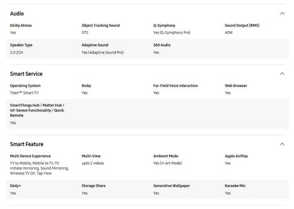 Samsung 75" The Frame Pro QA75LS03FWKXXM 4K Vision AI Smart TV LS03F Television (2025)