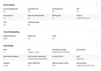 Samsung 75" The Frame Pro QA75LS03FWKXXM 4K Vision AI Smart TV LS03F Television (2025)