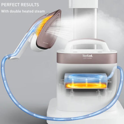 Tefal Garment Steamer IXEO Vision, QT1811G1 / QT18 All-in-One Steaming & Ironing, Multi-Position Board