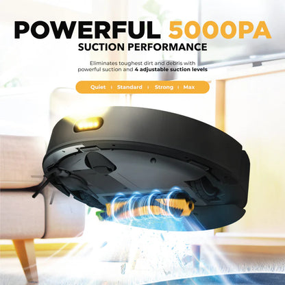 Russell Taylors Robot Vacuum Cleaner LDS Navigation Auto Empty Station R10 PRO