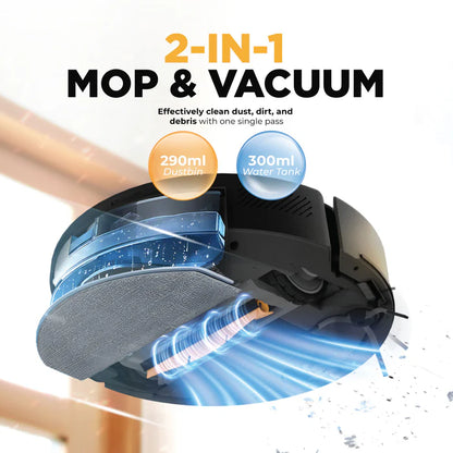 Russell Taylors Robot Vacuum Cleaner LDS Navigation Auto Empty Station R10 PRO