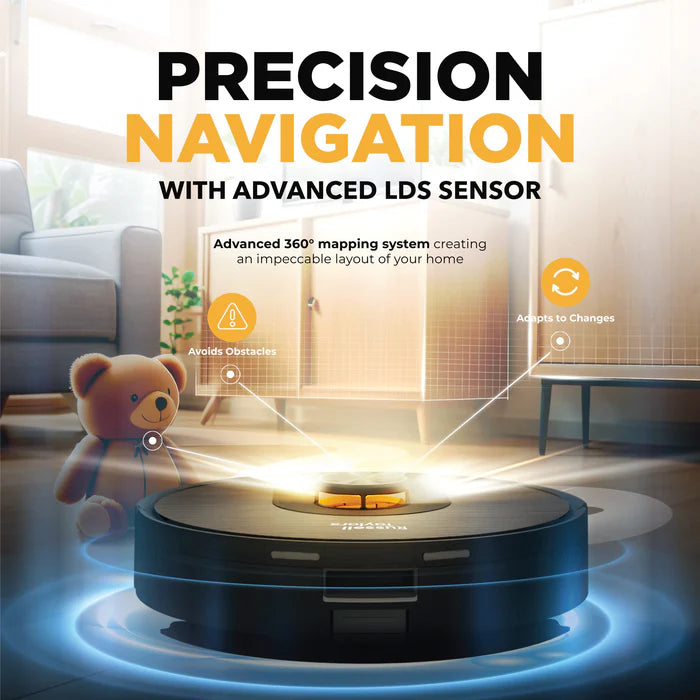 Russell Taylors Robot Vacuum Cleaner LDS Navigation Auto Empty Station R10 PRO