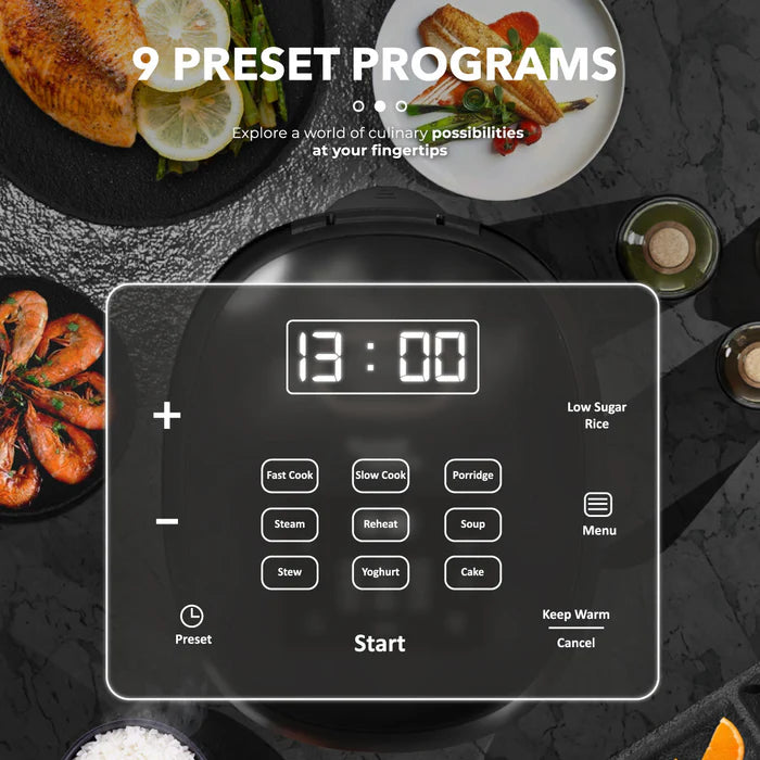 Russell Taylors Digital Low Sugar Rice Cooker (1.8L) RC10