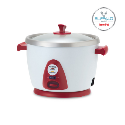 Khind Anshin (Pearl White) Rice Cooker 0.6L RC106M(PW) Periuk Nasi