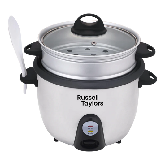 Russell Taylors Conventional Rice Cooker Steam Rack Included RC4 1.0L