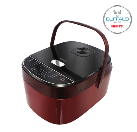 Khind 1.8L Anshin Fuzzy Logic Jar Rice Cooker with buffalo stainless steel RCM18SS