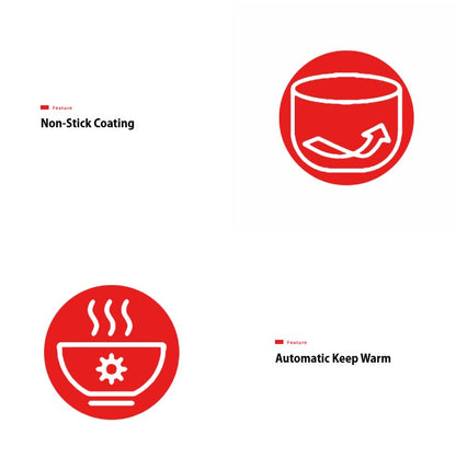 Toshiba 1.8L Conventional Rice Cooker RC-T18CEMY(GY) Grey Non- Stick RCT18CEMYGY