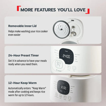 Tefal Mini Fuzzy Logic Rice Cooker RK5151 (4 cups) / RK515165