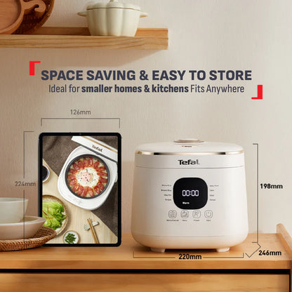 Tefal Mini Fuzzy Logic Rice Cooker RK5151 (4 cups) / RK515165